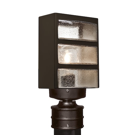 Besa Lighting Costaluz, 3513 Series Wall Sconce, Black/Smoke Bubble, Finish, 1x75W Incandescent 351399-POST